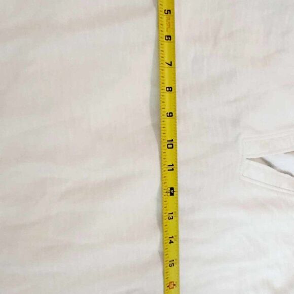 Used: Wonderland  V neck Cream Dress size L - Picture 2 of 11